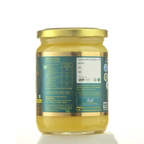 Pure & Organic A2 Gir Cow Ghee 1L - Image 3