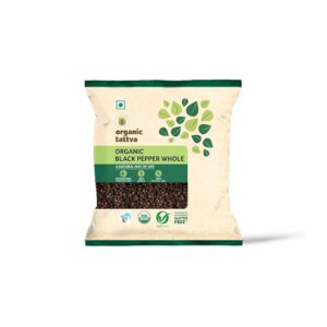 Organic Tattva, Organic Gluten Free Black Pepper/Kali Mirch - 100G