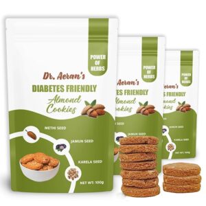 Dr Aeran’s Diabetes Friendly Almond Cookies (300gm)