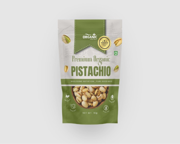 Premium Organic Pistachios – 1kg