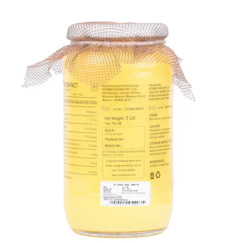 Gir Cow A2 ghee - Made From Curd (500g) - Image 2