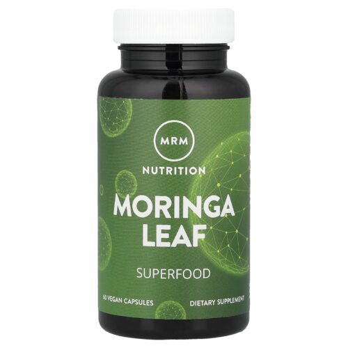 Moringa Leaf, 60 Vegan Capsules, MRM Nutrition, (600 mg per Capsule)