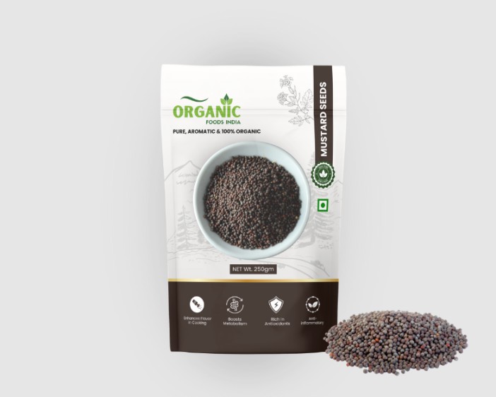 Organic Mustard Seeds (250gm)