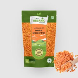Organic Red Masoor Dal (1kg)