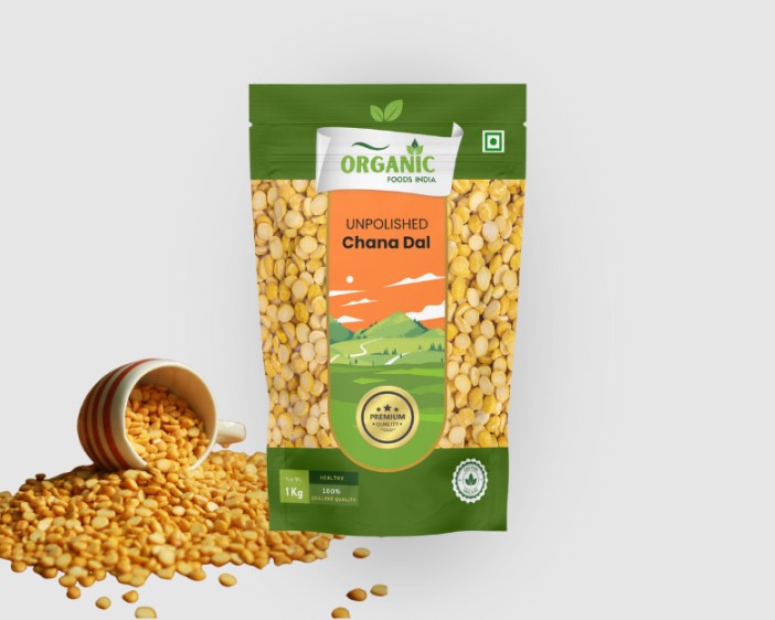 Organic Chana Dal (1kg)