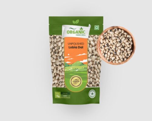 Organic Unpolished Lobia Dal(1kg)