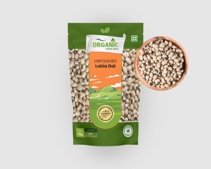 Organic Unpolished Lobia Dal(1kg)