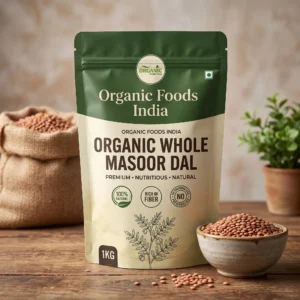 Organic Whole Masoor Dal(1kg)
