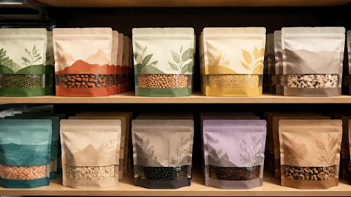 Resealable Pouches Organic Food Storage MBPAK